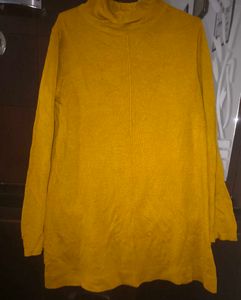 Mustard Yellow Turtleneck Sweater