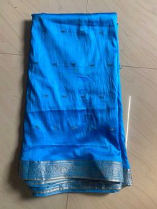 Elegant Blue Silk Saree