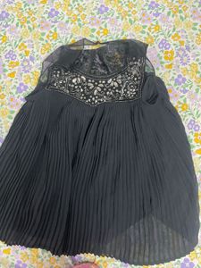 Combo Tops- Kalamkari Top And Black Partywear