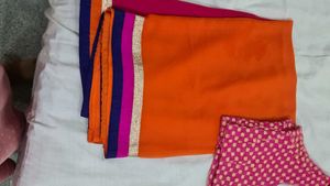 Beautiful Ombre Pink Saree