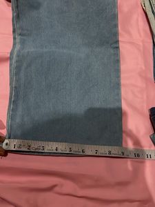Light Wash Ripped Wide Leg Jeans