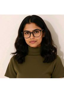 Black Round Frame Glasses