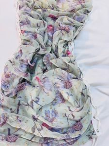 Floral Ruched Bodycon Dress