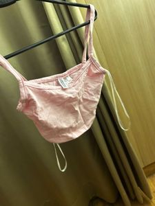 H&amp;M Divided Pink Basic Cami Top