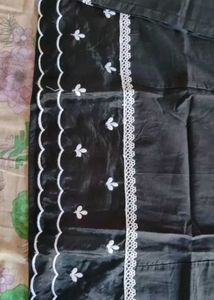 Elegant Black Kurta Set with Embroidery