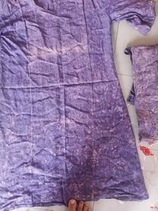 Stylish Tie-Dye Kurta Set with Dupatta