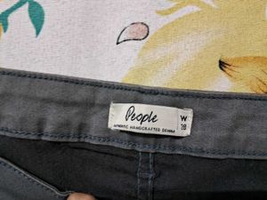 Women's Grey Slim Fit Pants