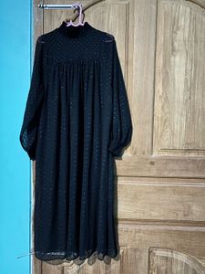 Elegant Black Midi Dress