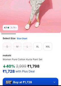 White &amp; Black Zigzag Print Kurta Set