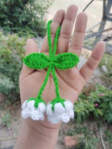 Crochet Daisy Hair Tie/Bag Charm
