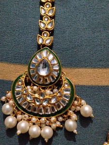 Stunning Kundan &amp; Pearl Jewellery Set