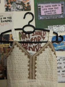 Boho White Embroidered Peplum Top