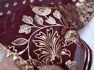 Maroon Embroidered Salwar Kameez