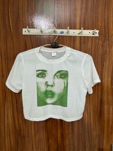 Graphic Print Cropped T-Shirt