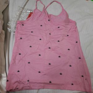Brand New Only Noodle Strap Top with crab print