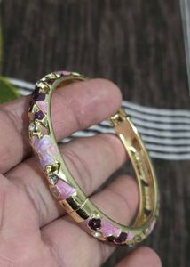 Charming Enamel &amp; Crystal Bangle