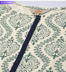 Elegant Printed Sleeveless Kurta Set