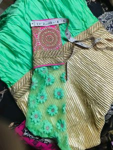 Elegant Green Anarkali Suit Set