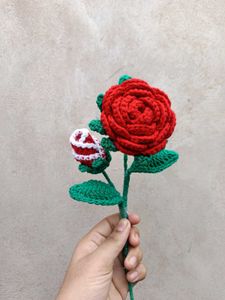 Crochet Rose Flower