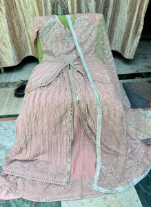 Stunning Pink Sequined Lehenga Choli
