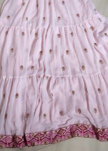Beautiful Pink Ethnic Gown