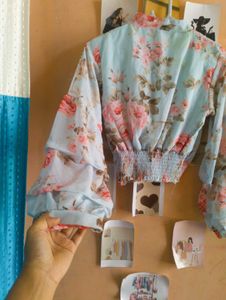 🌸Chic Floral Balloon Sleeve Blouse🌸