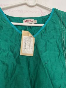 Elegant Green Cotton Kurta