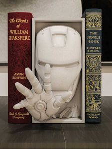 Iron Man Bookend - Unique Home Decor 3d printed