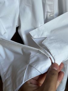 Chic White Button-Up Shirt
