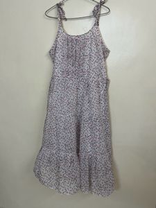 Floral Tiered Midi Dress