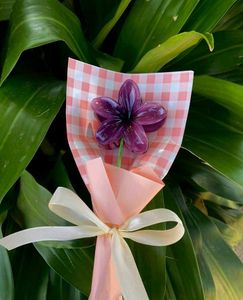 Handmade Purple Flower Bouquet