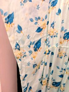 Flowy Floral Kaftan Dress