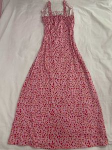 Floral Print Spaghetti Strap Dress
