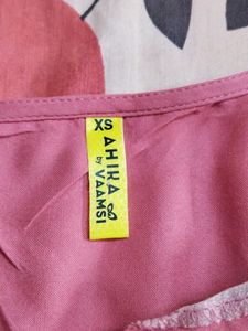 Pink Embroidered Kurta