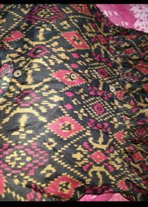 Bohemian Ikat Print Maxi Dress