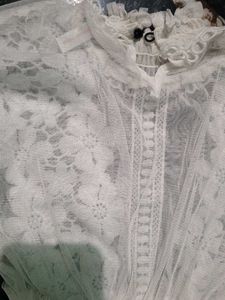 Elegant White Lace Dress