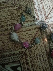 Boho Beaded Necklace &amp; Earrings Set