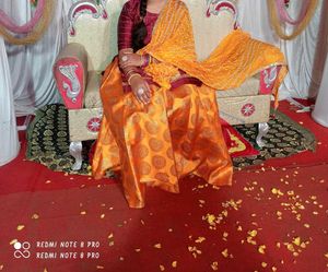 Golden Ethnic Skirt