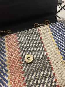 Unique Striped Crossbody Bag