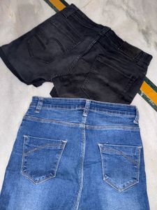 Bundle of 2 Women's Denim Shorts