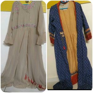 Elegant Ethnic Gown Set