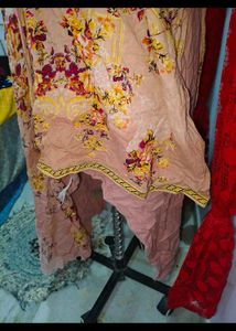 Floral Print Kurta Set with Dupatta