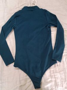 Teal Long Sleeve Bodysuit
