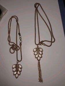 Elegant Leaf Pendant Necklaces
