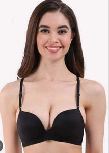 Black Padded Bra
