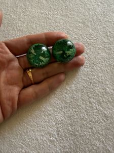 🎊Sale🎊Unique Green Resin Earrings