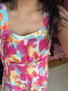 Floral Sundress &amp; savana hangbag