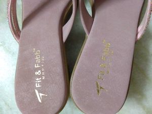 Stylish Pink Embellished Sandals