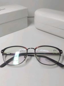 Copperish Maroon Designer Eyeglasses with Case