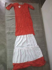 Top Kurti With Skirt